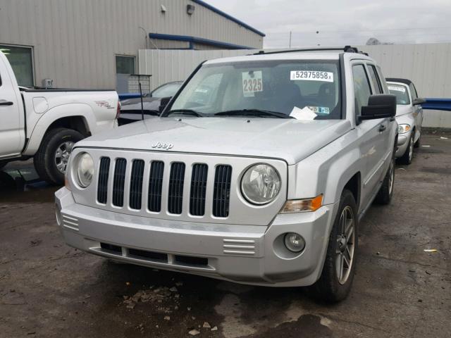 1J8FF48B59D102222 - 2009 JEEP PATRIOT LI SILVER photo 2