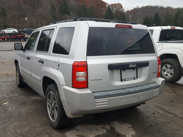 1J8FF48B59D102222 - 2009 JEEP PATRIOT LI SILVER photo 3