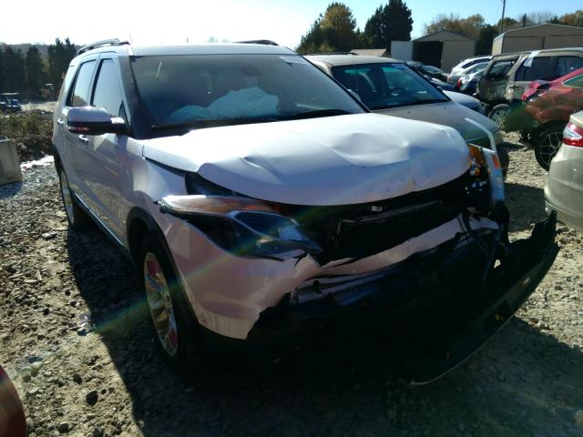 1FM5K7F89FGB94464 - 2015 FORD EXPLORER L WHITE photo 1