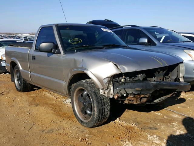 1GTCS145228198992 - 2002 GMC SONOMA TAN photo 1