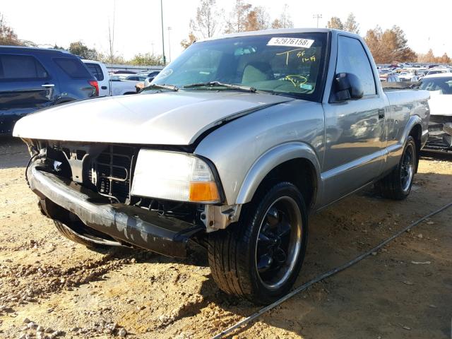 1GTCS145228198992 - 2002 GMC SONOMA TAN photo 2