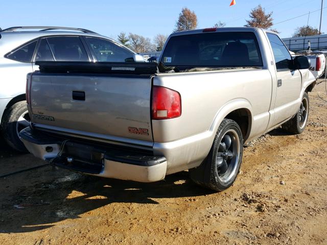 1GTCS145228198992 - 2002 GMC SONOMA TAN photo 4