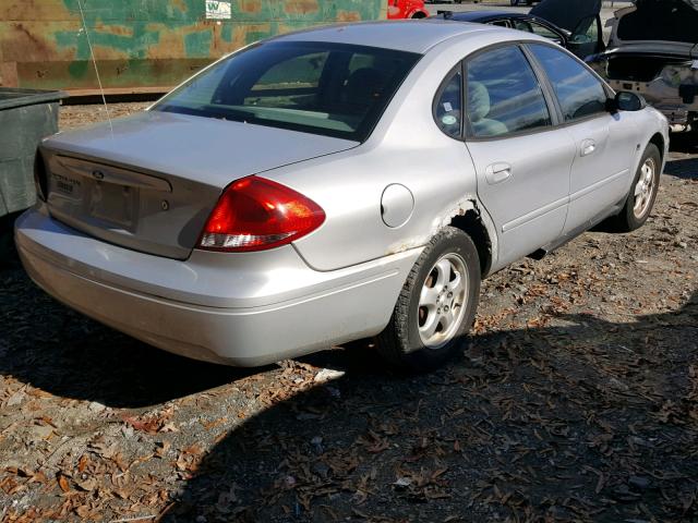 1FAFP55S84G165357 - 2004 FORD TAURUS SES SILVER photo 4