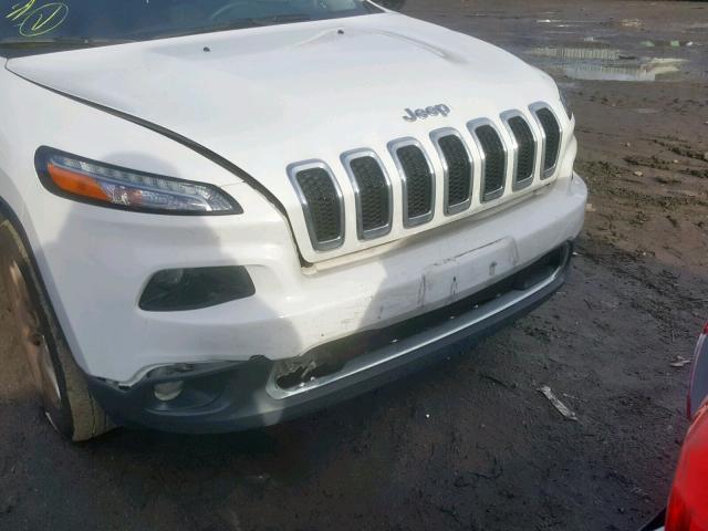 1C4PJMDS8HW556760 - 2017 JEEP CHEROKEE L WHITE photo 9