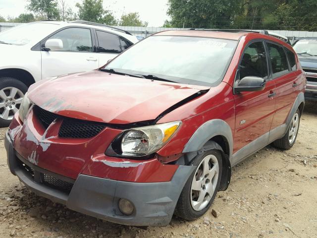 5Y2SL62823Z436550 - 2003 PONTIAC VIBE RED photo 2