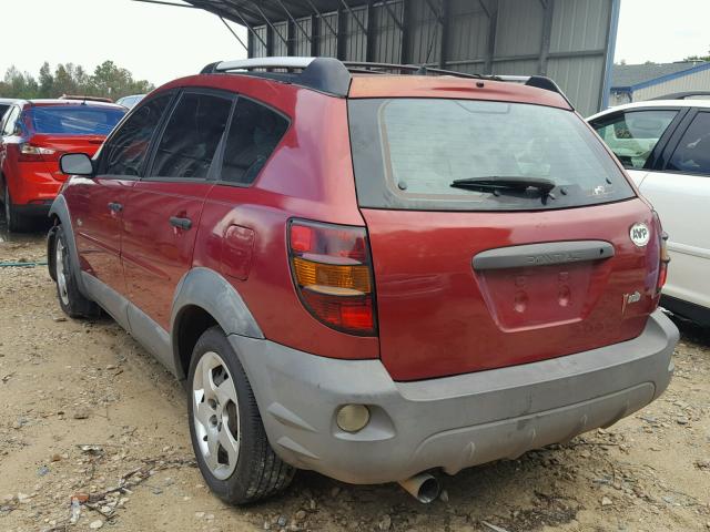 5Y2SL62823Z436550 - 2003 PONTIAC VIBE RED photo 3