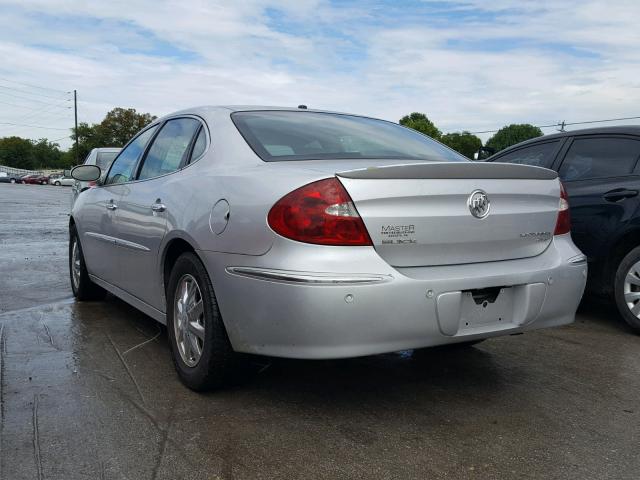 2G4WD532751181453 - 2005 BUICK LACROSSE C SILVER photo 3