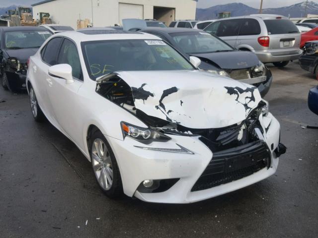 JTHCF1D20E5014339 - 2014 LEXUS IS 250 WHITE photo 1