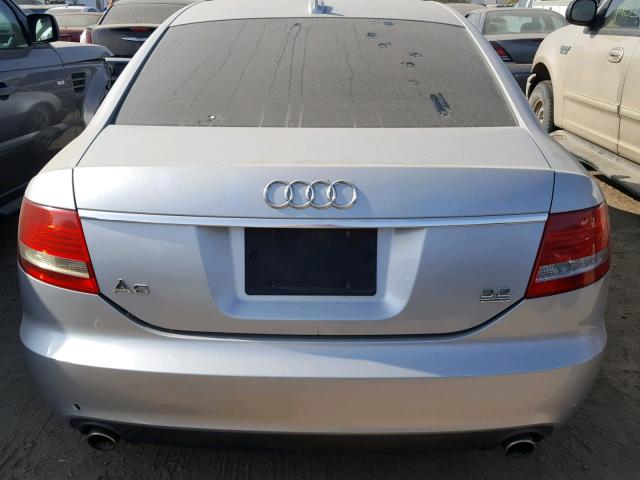 WAUDG74F15N072997 - 2005 AUDI A6 3.2 QUA SILVER photo 9