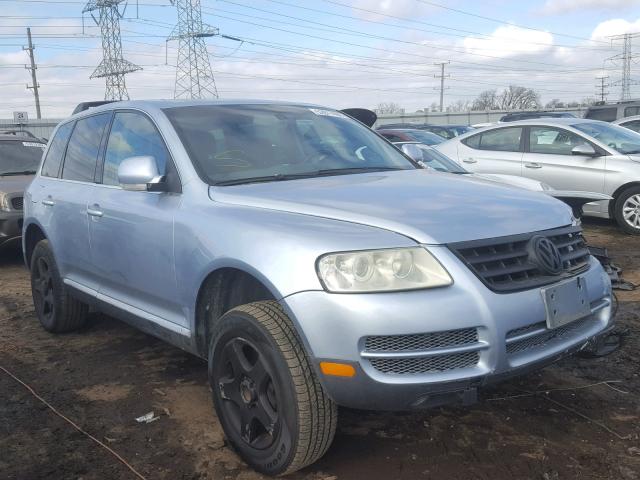 WVGZC67L14D001976 - 2004 VOLKSWAGEN TOUAREG 3. BLUE photo 1