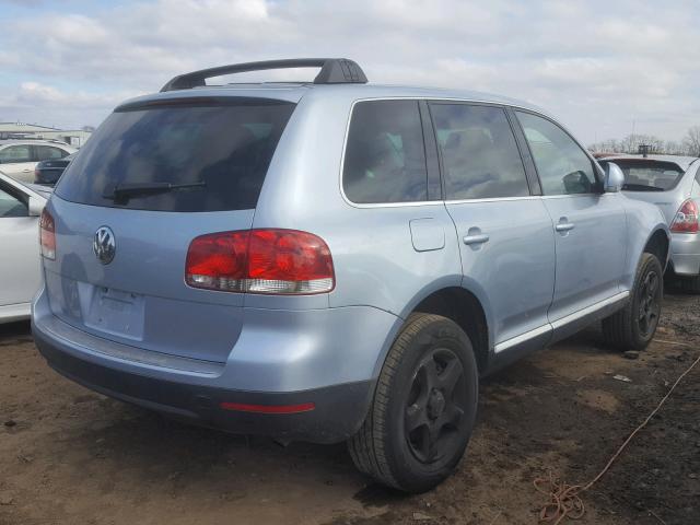 WVGZC67L14D001976 - 2004 VOLKSWAGEN TOUAREG 3. BLUE photo 4