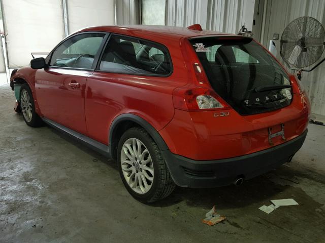 YV1MK672292150774 - 2009 VOLVO C30 T5 RED photo 3