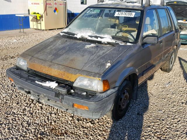 JHMEC6727HC003588 - 1987 HONDA CIVIC TAN photo 2