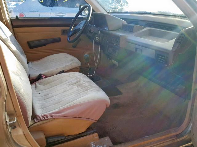 JHMEC6727HC003588 - 1987 HONDA CIVIC TAN photo 5