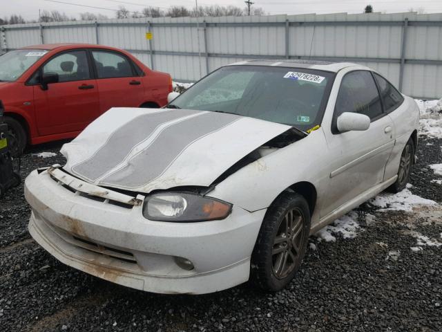 1G1JH12F137307315 - 2003 CHEVROLET CAVALIER L WHITE photo 2