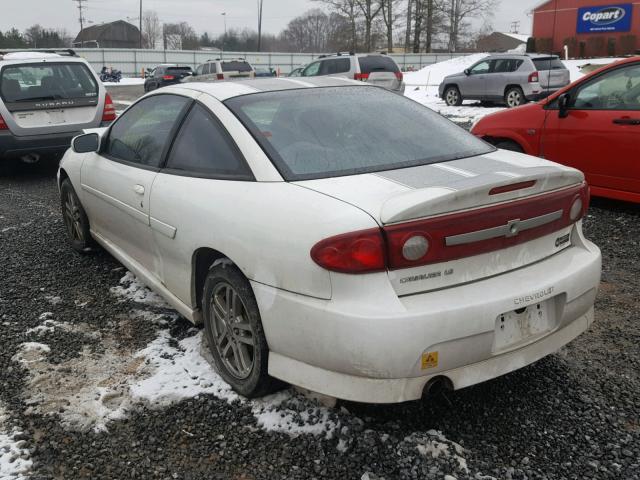 1G1JH12F137307315 - 2003 CHEVROLET CAVALIER L WHITE photo 3