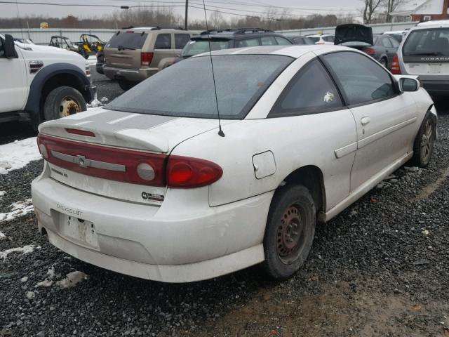 1G1JH12F137307315 - 2003 CHEVROLET CAVALIER L WHITE photo 4