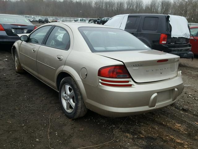 1B3EL46X15N651108 - 2005 DODGE STRATUS SX BEIGE photo 3