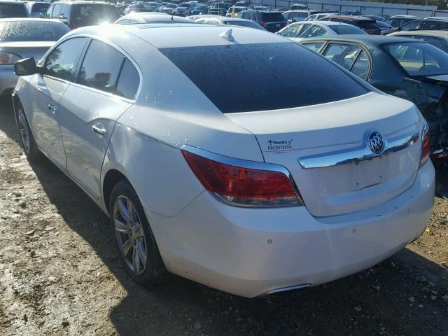 1G4GE5EV1AF309133 - 2010 BUICK LACROSSE C WHITE photo 3