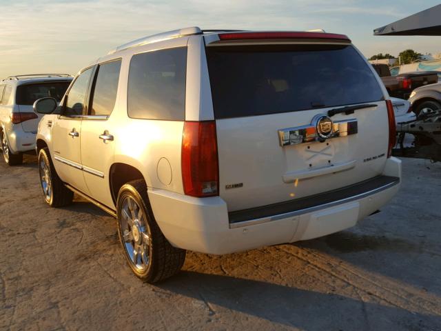 1GYUGCEF5AR210673 - 2010 CADILLAC ESCALADE P WHITE photo 3