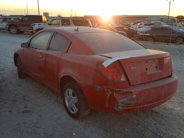 1G8AM15FX7Z112848 - 2007 SATURN ION LEVEL RED photo 3