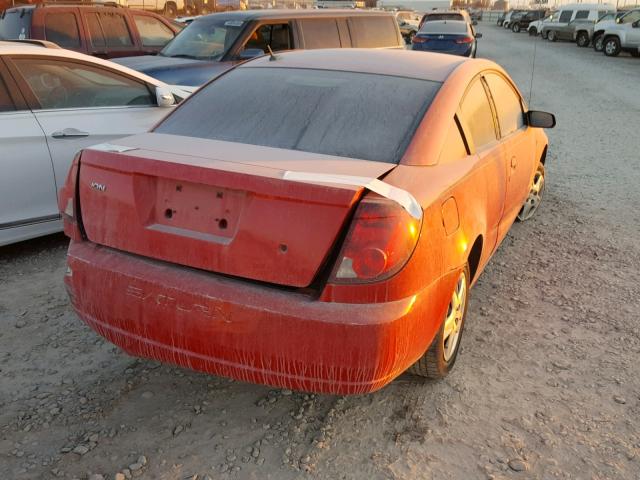 1G8AM15FX7Z112848 - 2007 SATURN ION LEVEL RED photo 4