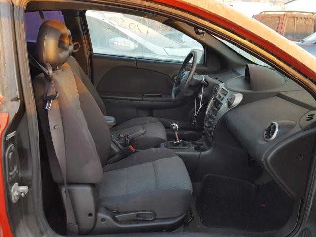 1G8AM15FX7Z112848 - 2007 SATURN ION LEVEL RED photo 5