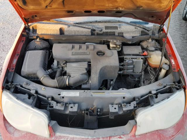 1G8AM15FX7Z112848 - 2007 SATURN ION LEVEL RED photo 7