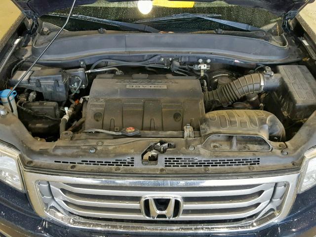 5FPYK1F54CB458479 - 2012 HONDA RIDGELINE BLUE photo 7