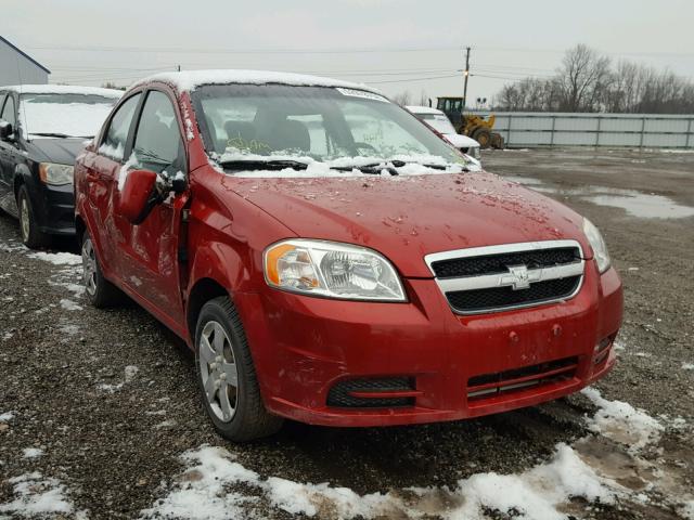 KL1TD5DE1BB233064 - 2011 CHEVROLET AVEO LS RED photo 1