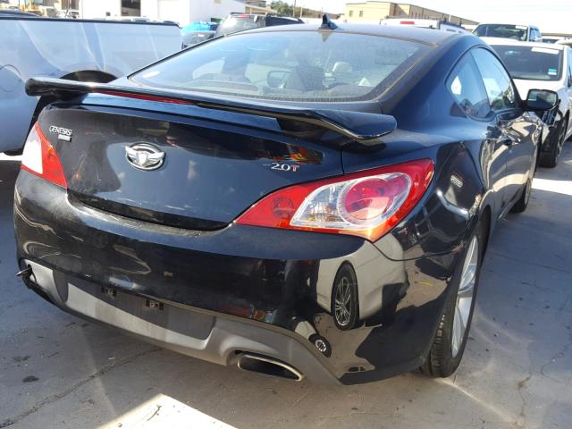 KMHHT6KD2AU030555 - 2010 HYUNDAI GENESIS BLACK photo 4