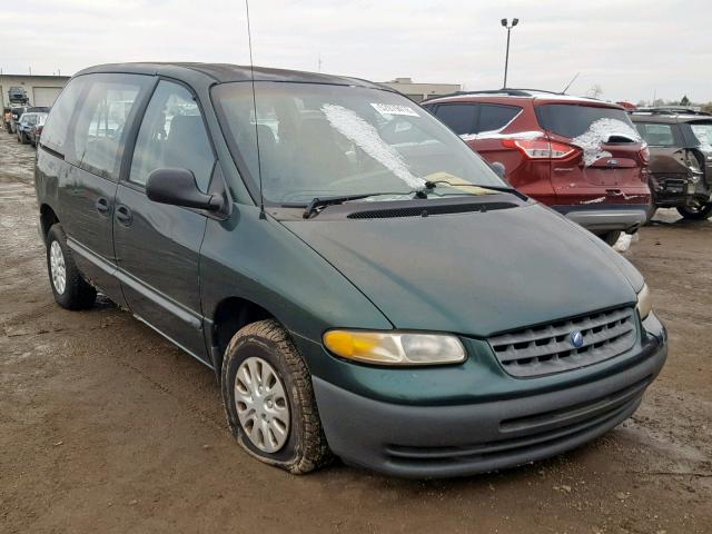 2P4FP25B1VR226147 - 1997 PLYMOUTH VOYAGER GREEN photo 1