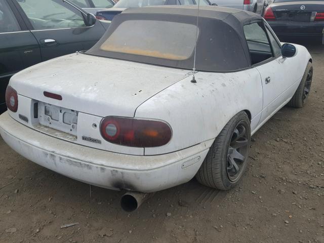 JM1NA3513L0131515 - 1990 MAZDA MX-5 MIATA WHITE photo 4