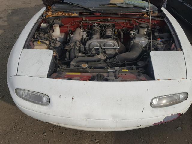 JM1NA3513L0131515 - 1990 MAZDA MX-5 MIATA WHITE photo 7