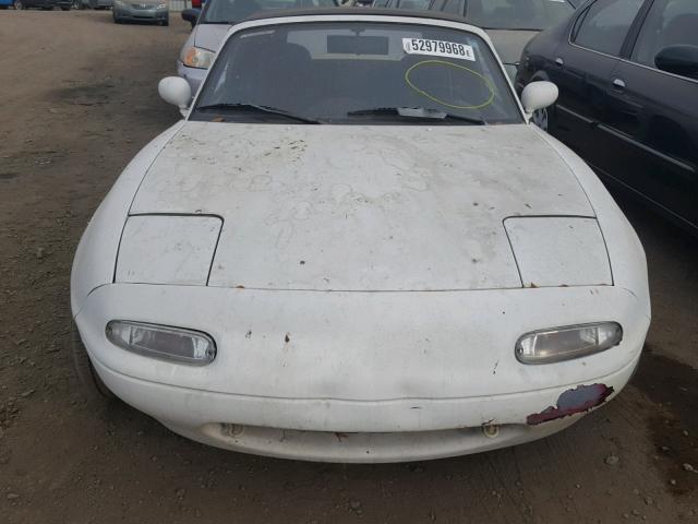 JM1NA3513L0131515 - 1990 MAZDA MX-5 MIATA WHITE photo 9