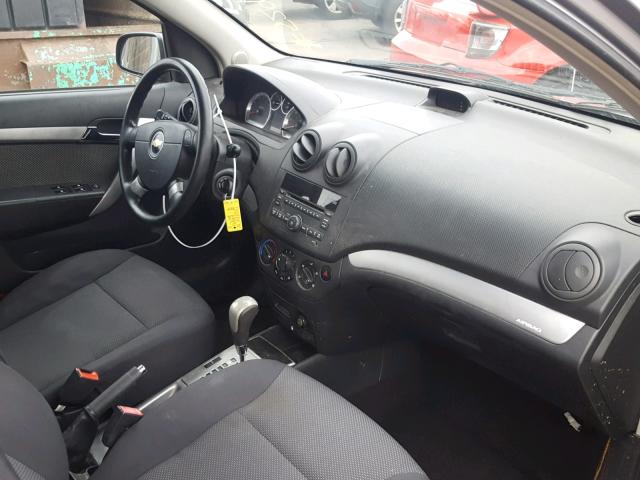 KL1TD5DE5BB184838 - 2011 CHEVROLET AVEO LS GRAY photo 5