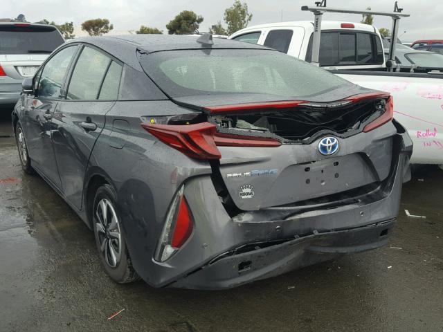 JTDKARFP3H3038928 - 2017 TOYOTA PRIUS PRIM 灰色 照片 3