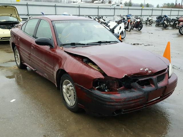 1G2NF52F82C278315 - 2002 PONTIAC GRAND AM S RED photo 1