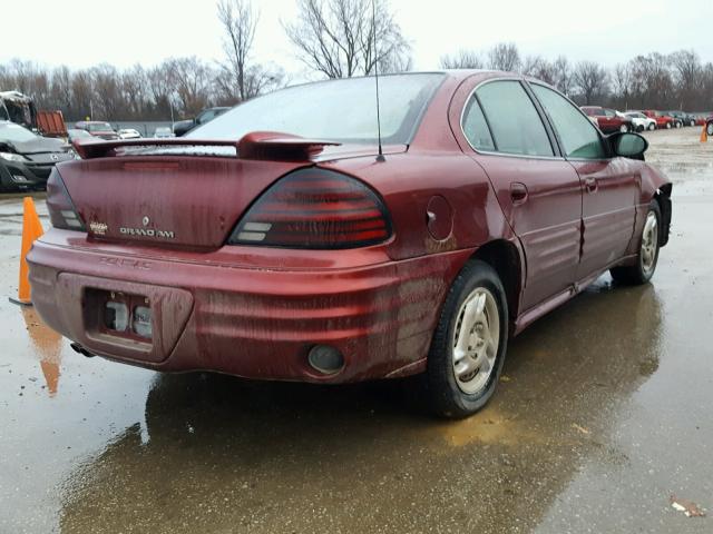 1G2NF52F82C278315 - 2002 PONTIAC GRAND AM S RED photo 4