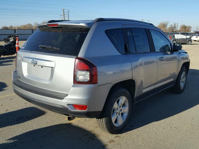 1C4NJCBA6FD249723 - 2015 JEEP COMPASS SP ვერცხლისფერი ფოტო 4