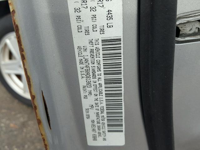 1J4NT4FB0AD612023 - 2010 JEEP COMPASS SP فضي صورة 10