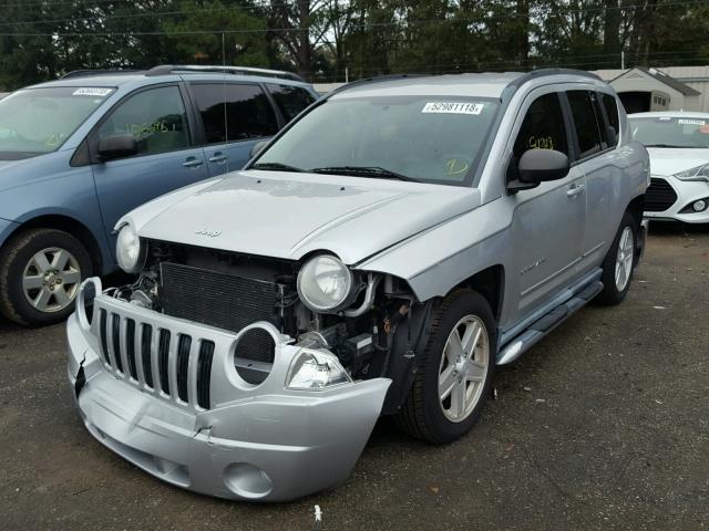 1J4NT4FB0AD612023 - 2010 JEEP COMPASS SP SILVER photo 2