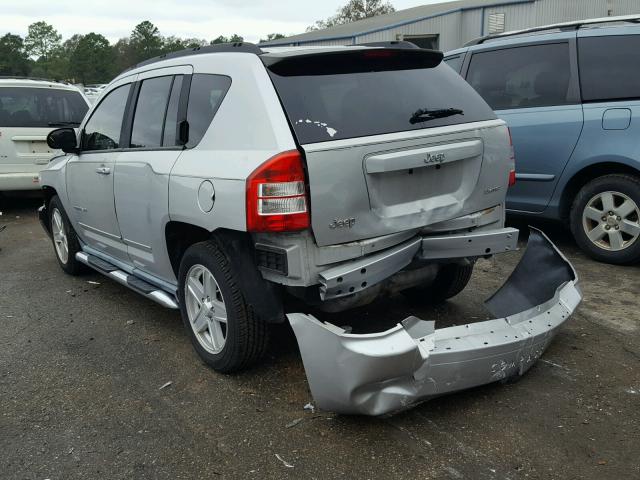1J4NT4FB0AD612023 - 2010 JEEP COMPASS SP SILVER photo 3