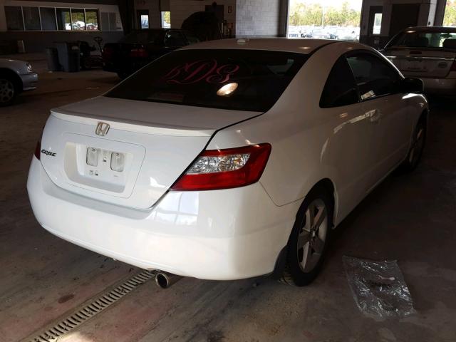 2HGFG11918H515946 - 2008 HONDA CIVIC EXL WHITE photo 4