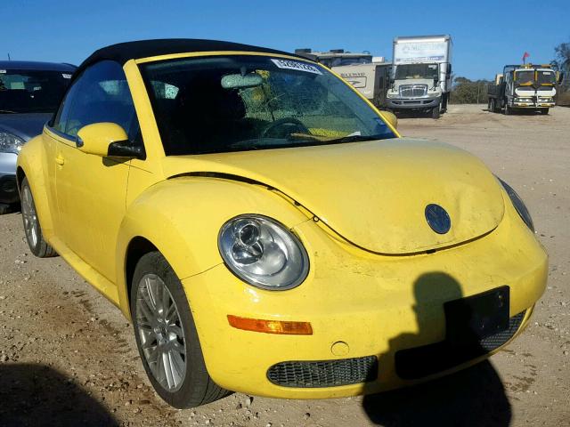 3VWRF31Y57M403732 - 2007 VOLKSWAGEN NEW BEETLE YELLOW photo 1