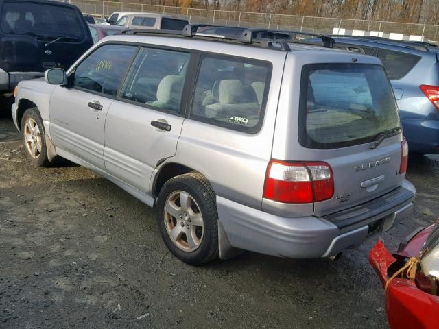 JF1SF65692H712928 - 2002 SUBARU FORESTER S 银色 照片 3