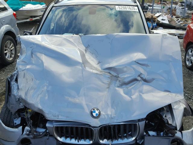 WBXPA93455WD08676 - 2005 BMW X3 3.0I GRAY photo 7