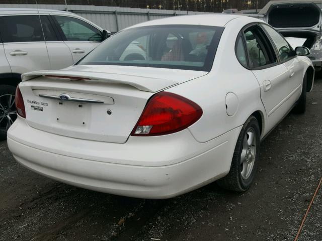 1FAFP55S03G233987 - 2003 FORD TAURUS SES WHITE photo 4