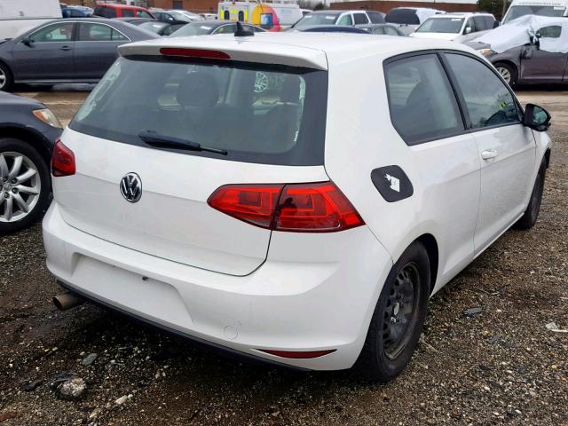 3VW817AU5FM024971 - 2015 VOLKSWAGEN GOLF WHITE photo 4