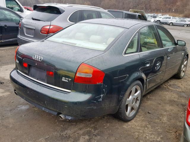 WAULD64B03N094093 - 2003 AUDI A6 2.7T QU GREEN photo 4